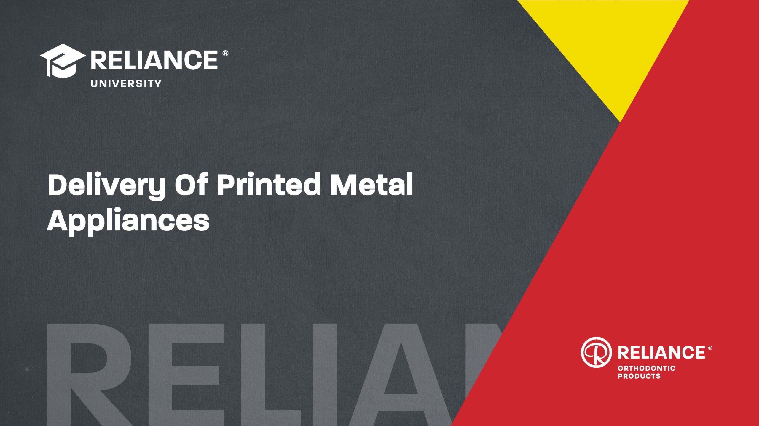 Delivery of Printed Metal Appliances